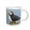 White, variant on 3drose, Atlantic Puffin on Mykines, Faroe Islands, Denmark, 11oz Two-tone Yellow Mug