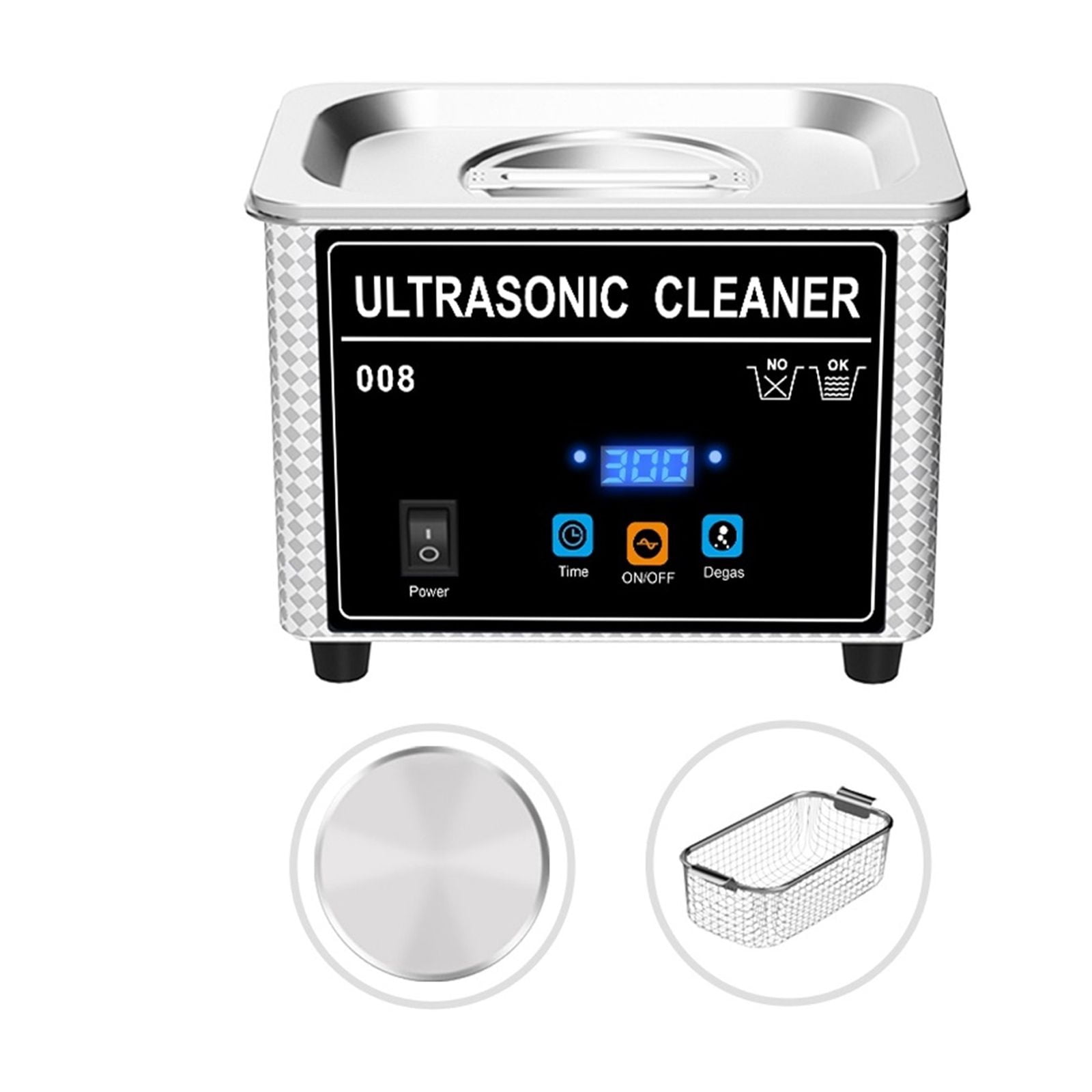 800ml Ultra Cleaner Bath Timer Jewelry Brush Glasses Manicure Stones Cutters Parts Ultrasound