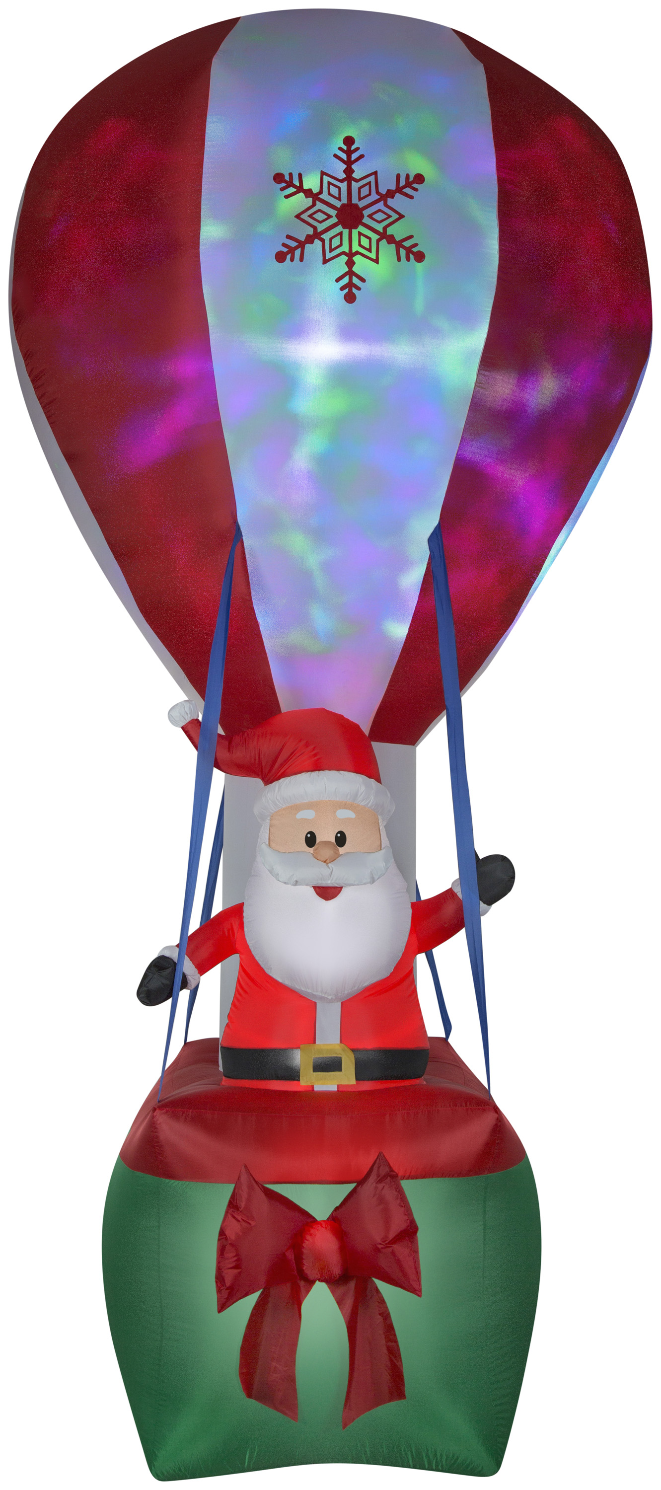 Gemmy Projection Airblown Inflatable Northern Sky Lightshow Santa Hot