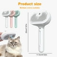 thumbnail image 6 of Pet Spray Hair Removal Comb,Upgraded 3 in 1 Cat Steam Brush, Self Cleaning Cat Steam Brush, with Water Tank and Release Button, Pet Steam Brush for Dog and Cat (White), 6 of 6