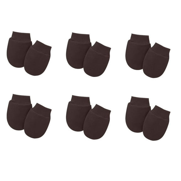 AUNVITO Clearance Solid Color Newborn Scratch Gloves Baby Gloves Baby Protective Gloves Summer Kids Clothes