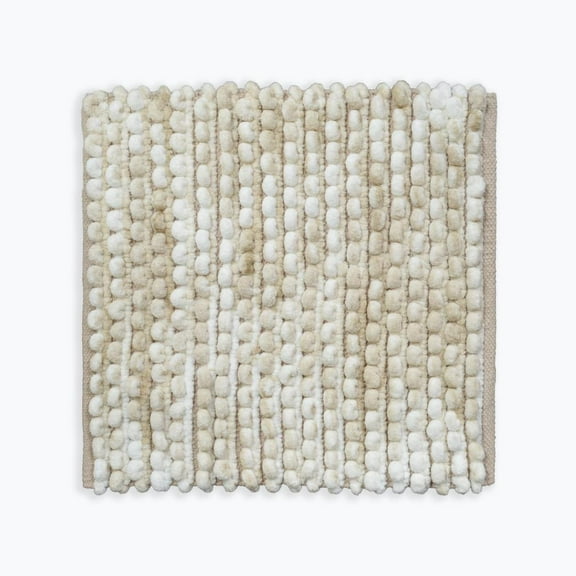 Marl Chunky Bobble Square Bath Mat