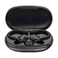 thumbnail image 1 of Auriculares Bluetooth con Gancho para la Oreja, Traducción Inteligente con IA, Pantalla Digital, Deportivos, Reducción de Ruido, Color Negro., 1 of 5