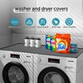 thumbnail image 2 of 54" x 27.5" Washer and Dryer Covers for the Top，Waterproof and non-slip Washing Machine Cover，Applies to Kitchen、laundry room organization，Washer Dryer Countertop. (Gray), 2 of 18