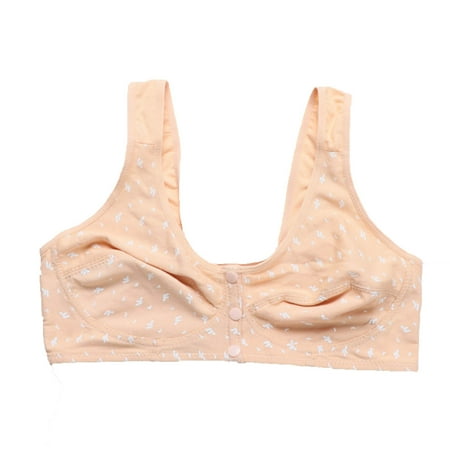 

COBKK Womens Seamless Underwear Everyday Bras Woman s Fashion Bowknot Printing Comfortable Hollow Out Bra Underwear No Rims Womens Underwear Pretty Khaki Daily Dressy Casual Bra Underwear