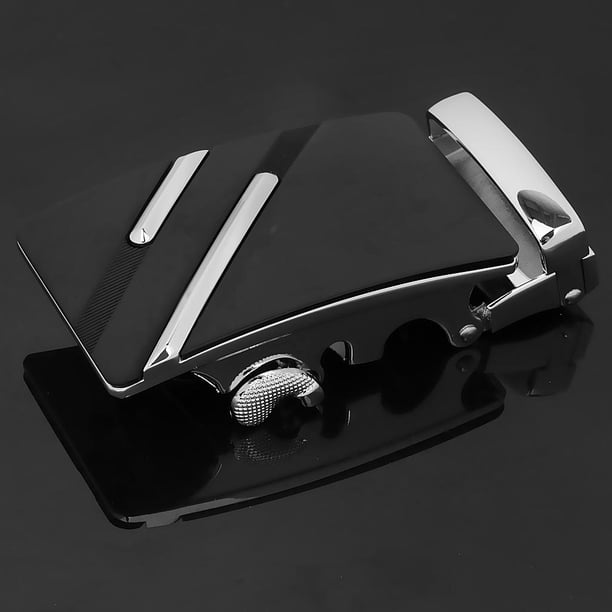 Cinturón de Trinquete Salvador para hombre Hebilla Automática de Cuero