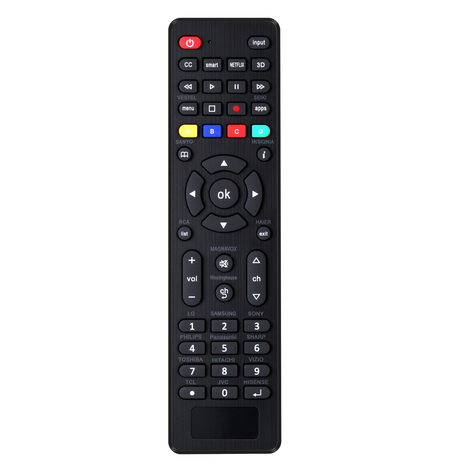 Original Hisense EN-33922A Smart LED Remote Control for TV Models