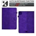 thumbnail image 3 of ELEHOLD for iPad Pro 11 2022/2021/2020/2018/Air4 10.9/Air5 Multi-Functional Flip Leather Case with Card Slots Kickstand Auto Wake/Sleep Pencil Holder Shockproof Magnetic Protective Case,Purple, 3 of 5