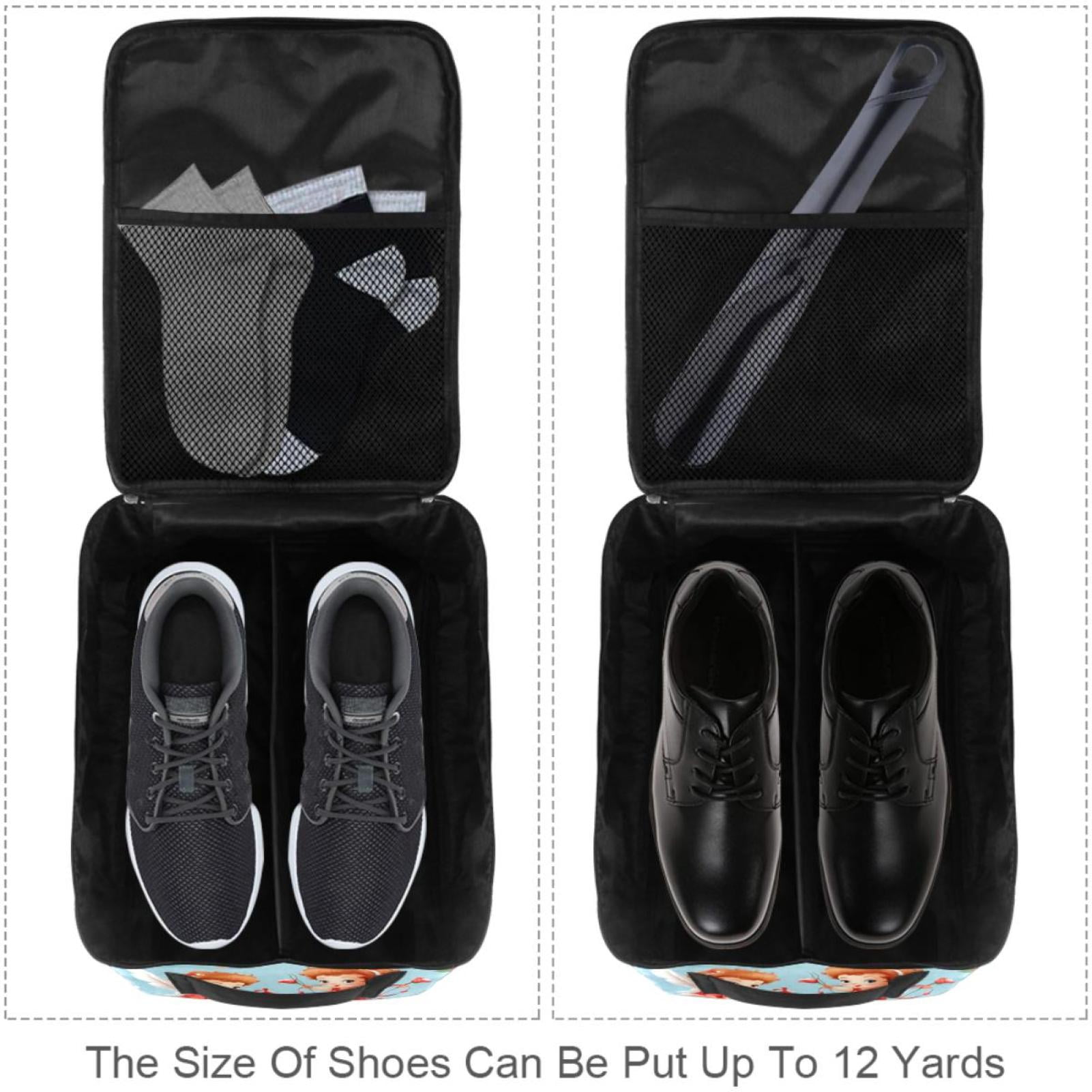 Cupid Polyester Shoe Organizer Box for Closet, Space-Saving Solution for Footwear Storage, 23x31cm/9x12in Size for Shoes