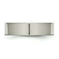 thumbnail image 5 of Chisel Titanium Flat 6mm Polished Wedding Band, 5 of 8