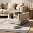 thumbnail image 6 of Behome XXL Stainless Steel Cat Litter Box, Extra Large Litter Box for Large Cats, Anti-Urine Leakage, Easy Cleaning, Include Scoop & Pedal, 6 of 7