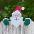 thumbnail image 3 of Christmas Yard Fence Peeker, Santa Claus Fence Peeker Yard Christmas Garden Fence Ornaments for Home Patio Holiday Decor（2 Pack ), 3 of 9