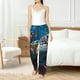 thumbnail image 4 of Fotbe Ocean Coral Turtle Pantalones de Pijama para Mujer, Pantalones de Dormir, Pantalones Pj con Cordón y Bolsillos-Medium, 4 of 6