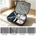 thumbnail image 2 of Travelhouse 3-Piece Hardside Luggage Set - Lightweight Spinner Suitcase with TSA Lock,Wine Red, 2 of 12
