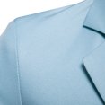 thumbnail image 5 of BVnarty Men's One Button Suit Jacket Slim Fit Business Blazer Sport Coat Wedding Tuxedo Light Blue XL, 5 of 9