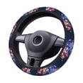 thumbnail image 2 of Vsdgher Book Glowing Mushrooms Pattern Elastic Car Steering Wheel Cover,Car Wheel Cover Protector Car Accessory for Steering Wheel with a Diameter of 14.5"-15", 2 of 6