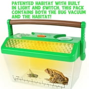 Nature Bound: Bug Hunter Bundle Set - Insect Vacuum & Critter Barn - Light-Up Bug Habitat, LED Laser, Catch-View-Magnify, Exploration Toy, Kids 3+