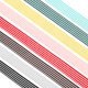 thumbnail image 5 of Uxcell 50 yardas x 1" cinta navideña a rayas, rollo de tela de caramelo verde claro para envoltura de manualidades, coronas, cumpleaños, bodas y decoración de festivales, 5 of 6