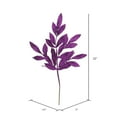 thumbnail image 2 of Vickerman 22" Purple Glitter BayLeaf Artificial Christmas Spray. Includes 12 sprays per pack., 2 of 3