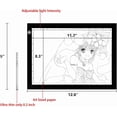 thumbnail image 4 of A4 LED tracing light box, USB-powered, suitable for artistic endeavours including tattoo transfer, painting, live streaming, sketching, animation, template creation, and diamond painting., 4 of 6