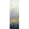 thumbnail image 2 of Vassileva, Silvia 13x32 White Modern Wood Framed Museum Art Print Titled - Rain on Asphalt III Navy, 2 of 4