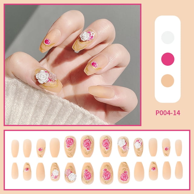 Uñas Largas con Forma de Trapezoide Xihbxyly Rubor Cadena Tablero de Ajedrez