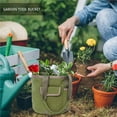 thumbnail image 3 of Bucket Tool Organizer Bucket organizer Garden Tools bucket tool Storage Bag, with Pockets Garden Tote Canvas, Garden Tool Set Kit, 3 of 9