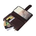 thumbnail image 4 of Case for Google Pixel 6 5G Cover Zipper Pocket Wallet Case Magnetic Protective - Braun, 4 of 5