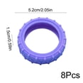 thumbnail image 3 of Protectores de Ruedas para Equipaje, Fundas de Silicona para Ruedas de Maleta de 2 a 2.95 pulgadas, Accesorios de Viaje Reductores de Ruido y Resistentes a Rayaduras, Paquete de 8, 3 of 6