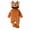 Khaki, variant on Cjfdfy Newborn Baby Animal Reindeer Costume, Plush Long Sleeve Hooded Jumpsuit, Cute Infant Halloween Snowsuit Halloween Holiday Outfit Baby Animal Costumes Unisex 1-24Months