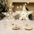 thumbnail image 3 of KG Xmas Factory Weihnachten Dekorationen 15 cm Árbol clásico de plástico Estrella Luz Adorno para árbol de Navidad Estrella para árbol de Navidad, 3 of 4