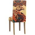 thumbnail image 4 of ABPHQTO Camello tribal con nombres ientales Estiramiento de la cubierta de la silla Funda protectora del asiento para el comedor Hotel Fiesta de bodas Juego de 6, 4 of 4