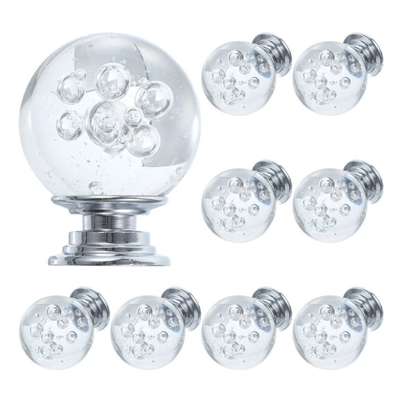 10pcs Crystal Knobs Cabinet Knobs Decorative Dresser Knobs Drawer Pulls Handles