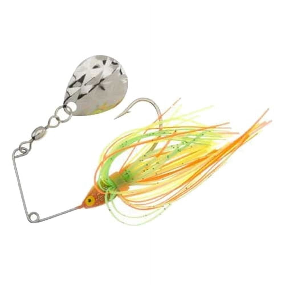 (2 pack) Strike King Mini-King Spinnerbait Lure 1/8oz Chartreuse Lime