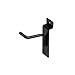 thumbnail image 3 of Only Garment Racks 2" Slatwall Hooks for Slat Panel Display - 96 Pcs Box - 1/4" Dia Wire - Heavy Duty - Black Color, 3 of 4