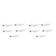 thumbnail image 2 of Toystoory Pack of 5 Fishing Baits Crankbait Lures River Saltwater Portable Freshwater Seawater Gear Kit Tackle Stream Lake Boat Sea Type5 NO5, 2 of 6