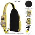 thumbnail image 2 of Sunflower and Butterfly Design Sling Backpack with Lightweight Durable Construction, Adjustable Strap, Multiple Compartments for Travel, Gym, Daily Commuting, 2 of 5