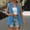 Blue, variant on Women's Sleeveless Open Front Blazer Vest Casual Lightweight Cardigan Jackets Waistcoat Suit Vest Top