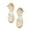 Beige, variant on Anuirheih Women's Sandals Comfort Round Head Seaside Vacation Oversized Flat Shoes Sandals Women (Beige)