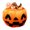orange D, variant on Jack-O'-Lantern 16.5x16.5" Plushie - Halloween - Cute Kawaii Spooky Stuffed Animal Ultra Soft Stuffed Plush Toy