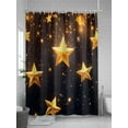 thumbnail image 5 of Gorgeous Star Shower Curtain, Starry Sky Dream Fantasy Waterproof Shower Curtain Set with 12 Hooks Lightweight Washable Fabric Shower Curtains for Bathroom 72x84 Inches, 5 of 6