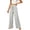 Gray #17, variant on Fall Leopard Wide Leg Pants for Women Elastic Waist Petite Lounge Pants Drawstring Loose Comfy Casual Pants, 2XL