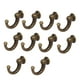 thumbnail image 1 of Ganchos de metal montados en la pared para toallas, batas y abrigos, estilo vintage, 10 piezas, 1 of 2