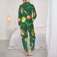 thumbnail image 6 of Wukai Vegan Print Women's Pajama Set - Soft Long Sleeve Sleepwear for Comfort and Style-Medium, 6 of 9