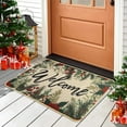thumbnail image 2 of Christmas Welcome Doormat, Winter Outdoor Snowman Ice Cream Snowflake Xmas Tree Rug Decor Floor Front Door Mat Non-Slip Entrance Mat for Home Kitchen Bathroom Decorations, 2 of 5