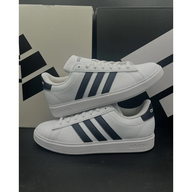 Adidas Mens Grand Court Cloudfoam Comfort Shoes Casual Sneakers *SHIPS ASAP*