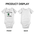 thumbnail image 3 of I'm Not Yelling, I'm Algerian Cute Baby Jumpsuits (White, 3-6 Months), 3 of 5