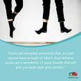 thumbnail image 4 of Fruit of the Loom Men's Dual Defense Low Cut Socks, 12 Pack, 4 of 13
