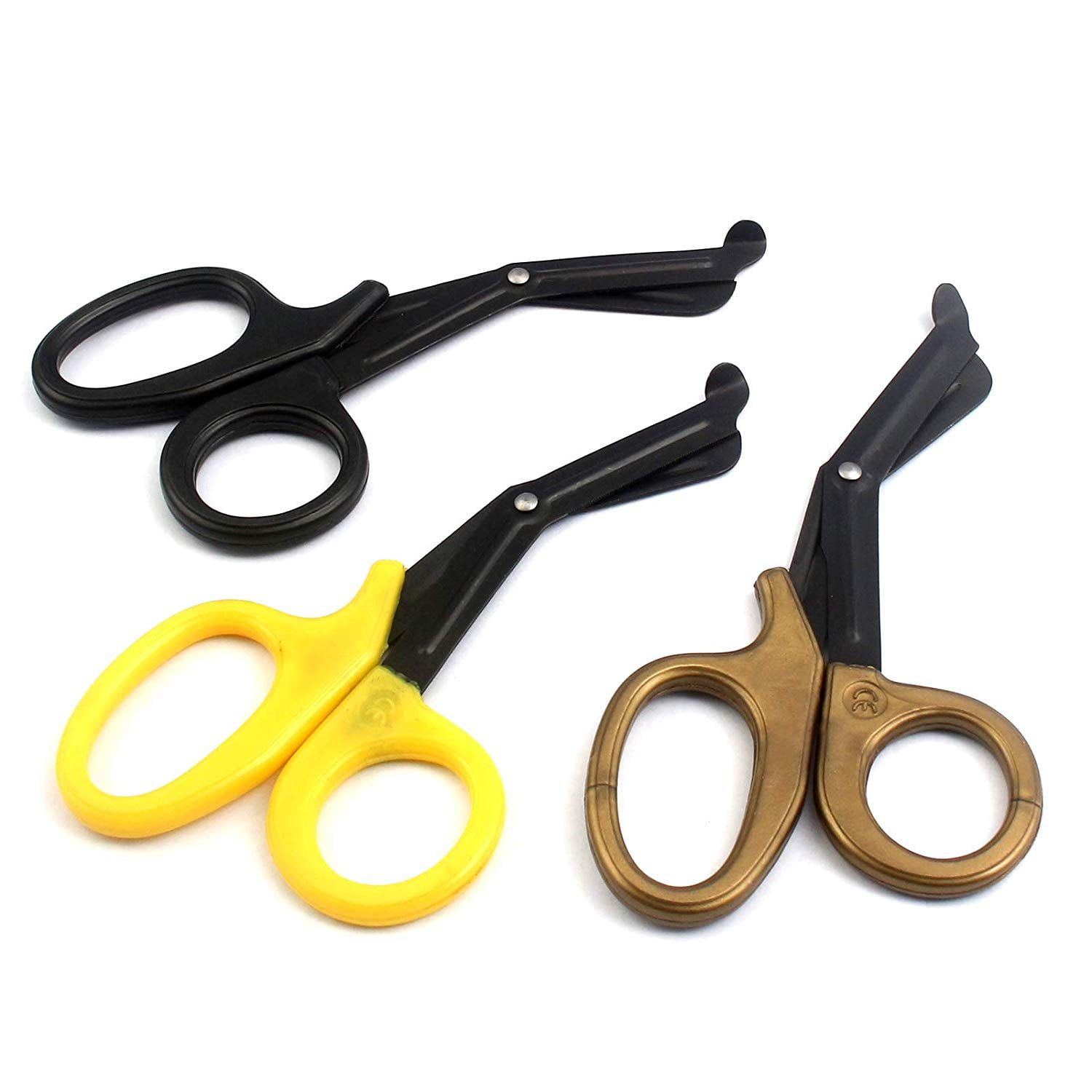OdontoMed2011® 3 Pieces Fluoride Coated Blade Utility Scissors 5.5" EMT