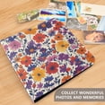 thumbnail image 4 of FORMRS 3 Ring Photo Album 4"x6" Self Adhesive Large Capacity PU Leather Cover, Colorful Flowers Pattern, 4 of 8
